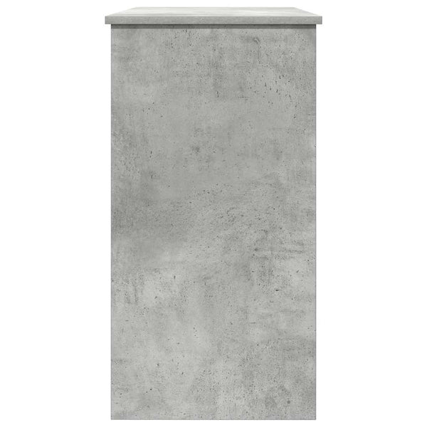 Betongrauer Schreibtisch Klamisa 80x40x75cm (Spanplatte)