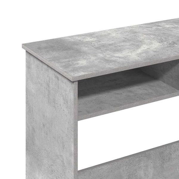 Betongrauer Schreibtisch Klamisa 80x40x75cm (Spanplatte)