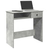 Betongrauer Schreibtisch Klamisa 80x40x75cm (Spanplatte)