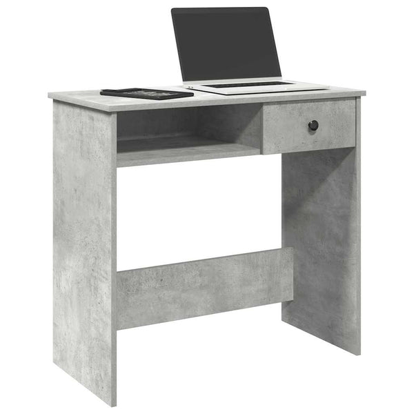 Betongrauer Schreibtisch Klamisa 80x40x75cm (Spanplatte)