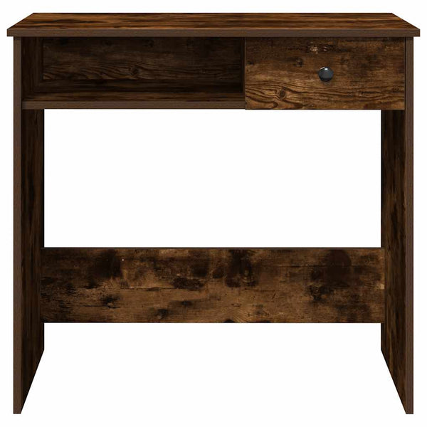 Schreibtisch Klamisa 80x40x75cm aus Räuchereiche (Holz)