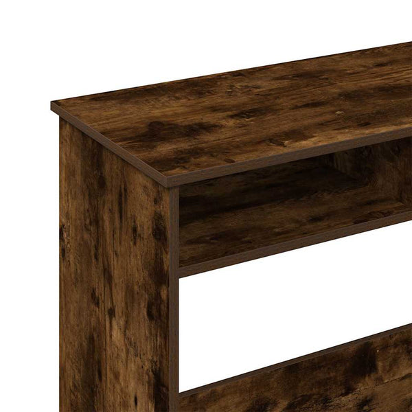 Schreibtisch Klamisa 80x40x75cm aus Räuchereiche (Holz)