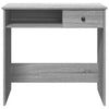 Grauer Schreibtisch Klamisa 80x40x75cm (Holz)