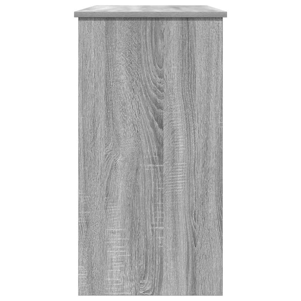Grauer Schreibtisch Klamisa 80x40x75cm (Holz)
