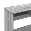 Grauer Schreibtisch Klamisa 80x40x75cm (Holz)