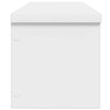 Weiße Küchenregale stapelbar Muhamad 50x15x16cm (2 Stück)