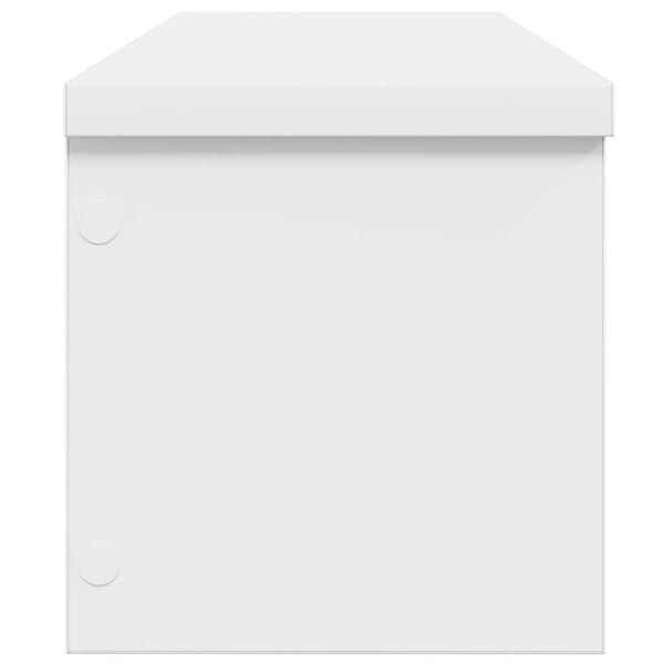 Weiße Küchenregale stapelbar Muhamad 50x15x16cm (2 Stück)