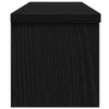 Schwarzes Küchenregal stapelbar Muhamad 50x15x16cm (Holzwerkstoff)
