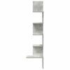 Wandeckregal Donas 32x32x127,5cm Betongrau (Spanplatte)