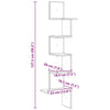Wandeckregal Donas 32x32x127,5cm Betongrau (Spanplatte)