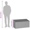 Gartenaufbewahrungsbox Pahuca, schwarz, 110x50x58cm (Polyrattan)