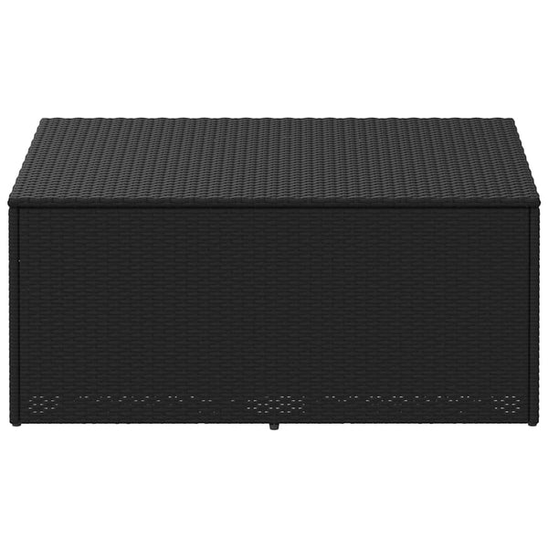 Gartenaufbewahrungsbox Pahuca, schwarz, 110x50x58cm (Polyrattan)