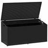 Gartenaufbewahrungsbox Pahuca, schwarz, 110x50x58cm (Polyrattan)