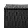 Gartenaufbewahrungsbox Pahuca, schwarz, 110x50x58cm (Polyrattan)