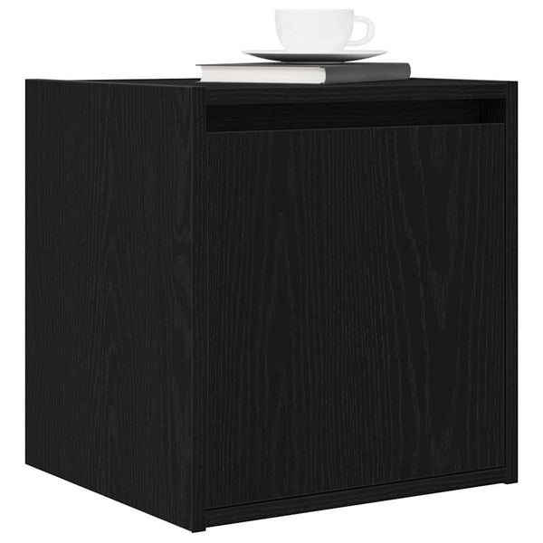 Schwarze Wand-Nachttische Lorelai 38x34x40cm (2 Stk.)