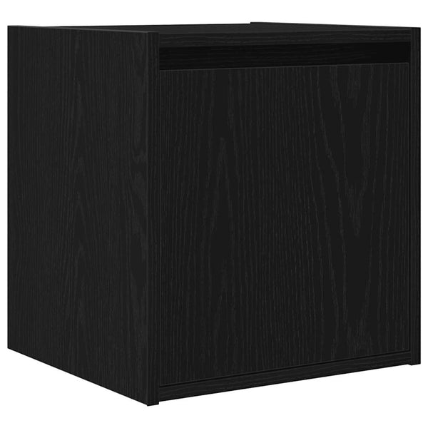 Schwarze Wand-Nachttische Lorelai 38x34x40cm (2 Stk.)