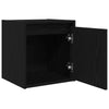 Schwarze Wand-Nachttische Lorelai 38x34x40cm (2 Stk.)