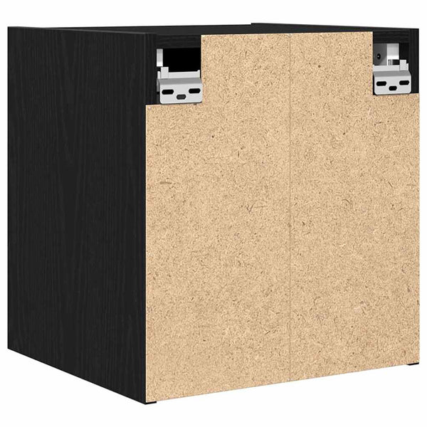 Schwarze Wand-Nachttische Lorelai 38x34x40cm (2 Stk.)