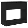 Schwarzer Konsolentisch mit Schubladen Leocardia 85,5x38,5x74,5cm