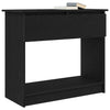 Schwarzer Konsolentisch mit Schubladen Leocardia 85,5x38,5x74,5cm