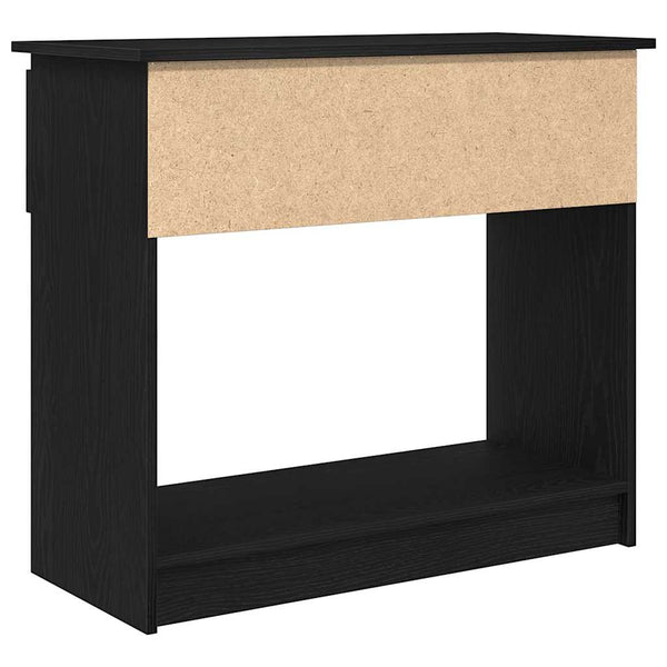 Schwarzer Konsolentisch mit Schubladen Leocardia 85,5x38,5x74,5cm