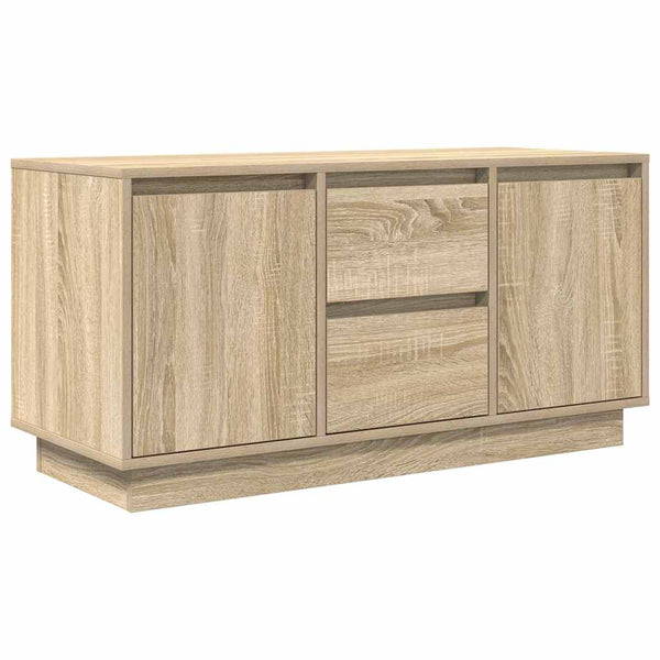 Sonoma tammi tv-taso led-valoilla Kiersten 100x41x50cm