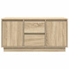 Sonoma tammi tv-taso led-valoilla Kiersten 100x41x50cm