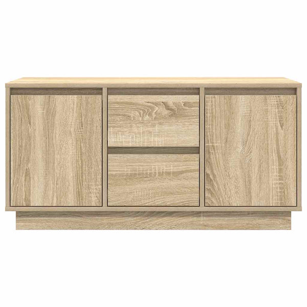 Sonoma tammi tv-taso led-valoilla Kiersten 100x41x50cm