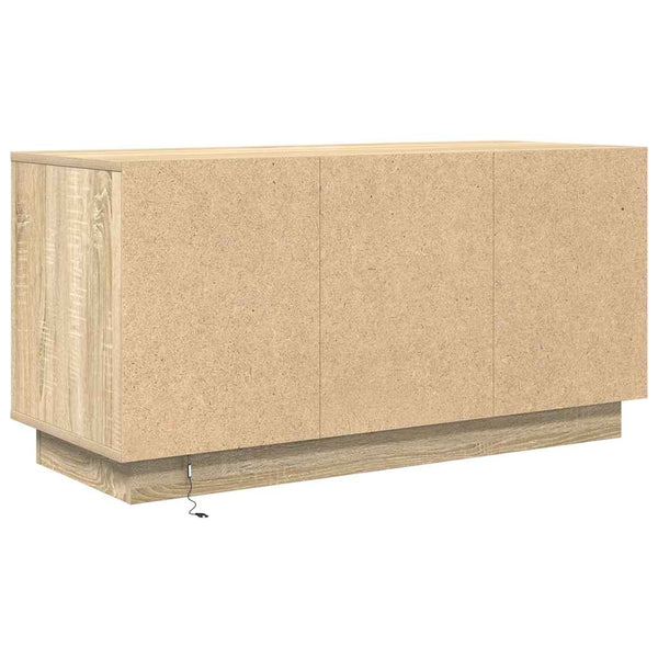 Sonoma tammi tv-taso led-valoilla Kiersten 100x41x50cm