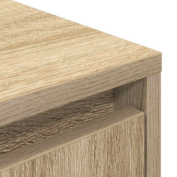 Sonoma tammi tv-taso led-valoilla Kiersten 100x41x50cm