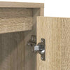 Sonoma tammi tv-taso led-valoilla Kiersten 100x41x50cm