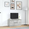 Betoninharmaa tv-taso led-valoilla Kiersten 100x41x50cm