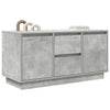 Betoninharmaa tv-taso led-valoilla Kiersten 100x41x50cm