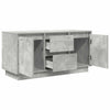 Betoninharmaa tv-taso led-valoilla Kiersten 100x41x50cm