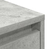 Betoninharmaa tv-taso led-valoilla Kiersten 100x41x50cm