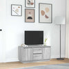 Graues TV-Möbel mit LED-Beleuchtung Kiersten 100x41x50cm (Sonoma)
