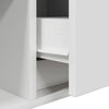 Weißer TV-Schrank Kolla 100x31x25,5cm (Holzwerkstoff)