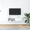 Weißer TV-Schrank Kolla 100x31x25,5cm (Holzwerkstoff)