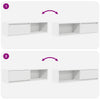 Weißer TV-Schrank Kolla 100x31x25,5cm (Holzwerkstoff)