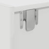 Weißer TV-Schrank Kolla 100x31x25,5cm (Holzwerkstoff)