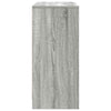 Graues Sideboard mit Schublade Minache 80x34x76cm (Holz)