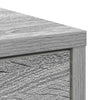 Graues Sideboard mit Schublade Minache 80x34x76cm (Holz)