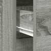 Graues Sideboard mit Schublade Minache 80x34x76cm (Holz)