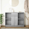 Graues Sideboard mit Schublade Sarandea 101x35x76cm (Holz)