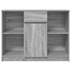 Graues Sideboard mit Schublade Sarandea 101x35x76cm (Holz)