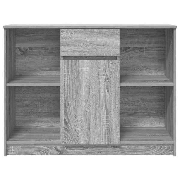 Graues Sideboard mit Schublade Sarandea 101x35x76cm (Holz)