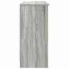 Graues Sideboard mit Schublade Sarandea 101x35x76cm (Holz)