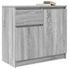 Graues Sideboard mit Schublade Acceleanu 71x35x65cm (Holz)