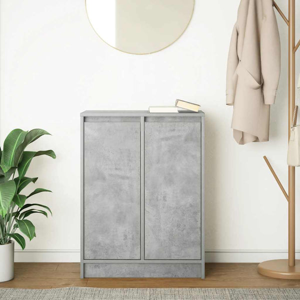 Betongraue Kommode Luize 57x34x76cm (Holz)