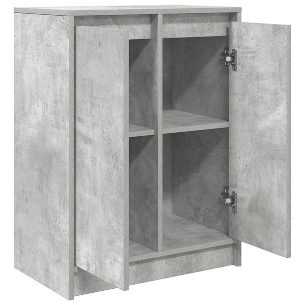 Betongraue Kommode Luize 57x34x76cm (Holz)